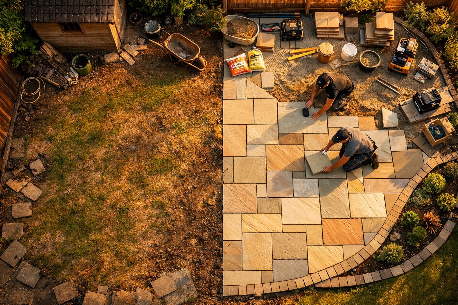 Contemporary courtyard garden